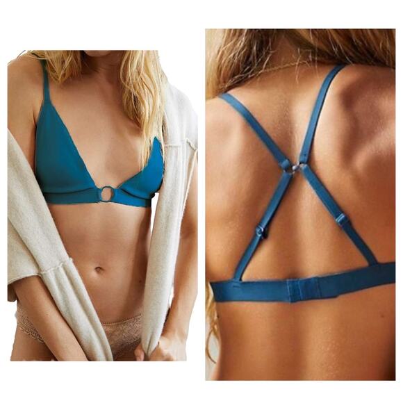 Free People Other - Free People Intimately Oh Scuba Neo Bralette in Midnight Cowboy